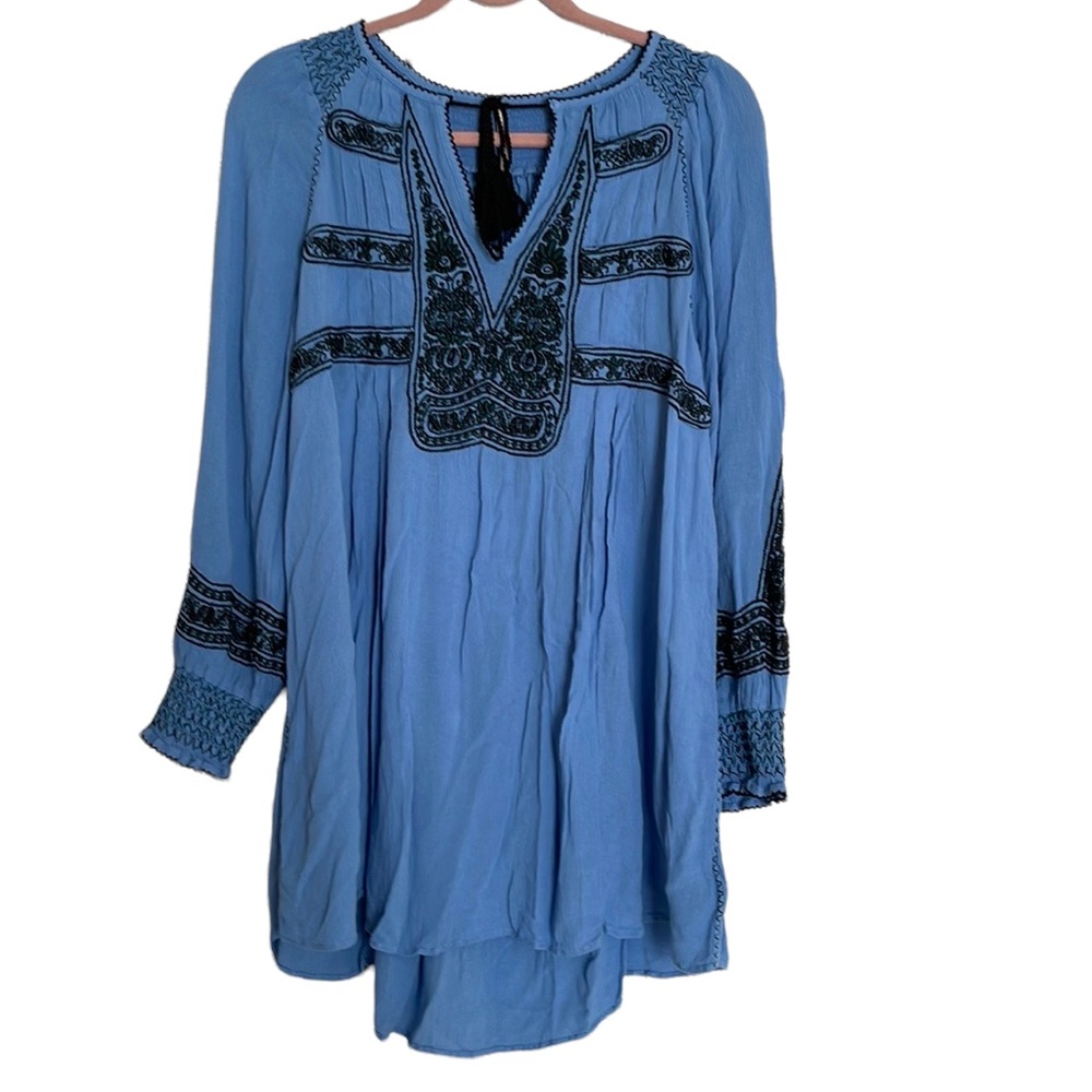 Free People Boho Tunic Style Top - Picture 2 of 12